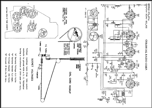 671 Chrysler MoPar 601, 602; Colonial Radio Co.; (ID = 453647) Car Radio