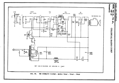 701 AC ; Colonial Radio Co.; (ID = 222014) Radio