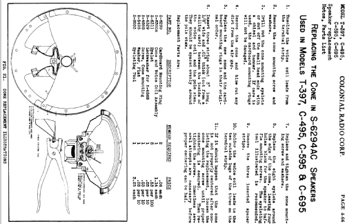 C-595 ; Colonial Radio Co.; (ID = 717674) Radio