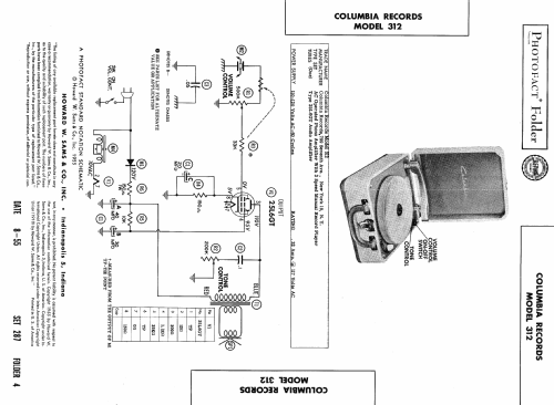 Columbia 312 ; CBS-Columbia Inc.; (ID = 467687) Reg-Riprod