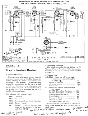 Columbus Model 12A; Columbus Brand; (ID = 3047897) Radio