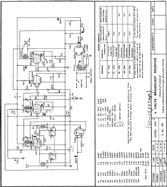 Elite 605; Columbus Brand; (ID = 2766161) Radio