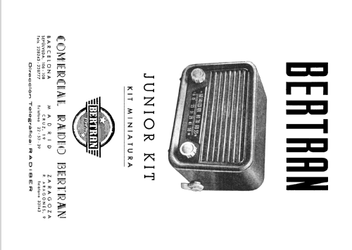 Junior kit miniatura ; Comercial Radio (ID = 1882750) Radio