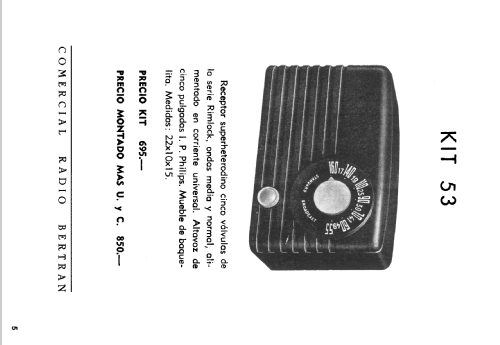 Kadetone KIT 53; Comercial Radio (ID = 1882636) Radio