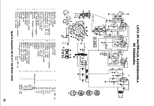 Radiogramola de Sobremesa KIT 61; Comercial Radio (ID = 1882662) Radio