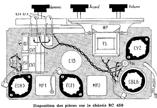 RC458; Comptoir MB (ID = 381440) Radio