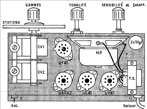 RPL 651; Comptoir MB (ID = 589952) Radio