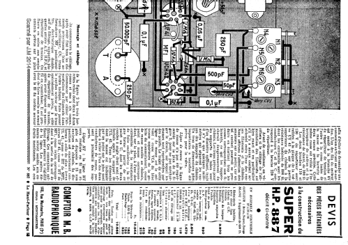 Super HP887; Comptoir MB (ID = 1750027) Radio