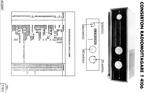 Conserton Accent T4106; Stern & Stern (ID = 1579336) Radio