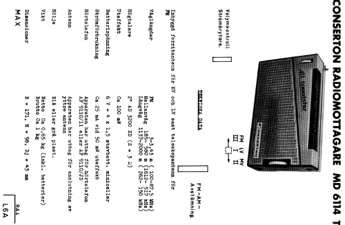 Conserton All Transistor Max MD6114T; Stern & Stern (ID = 1576930) Radio