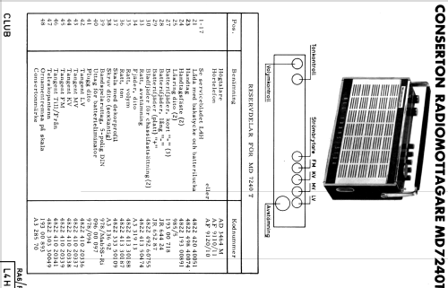 Conserton Club MD7240T; Stern & Stern (ID = 1578219) Radio