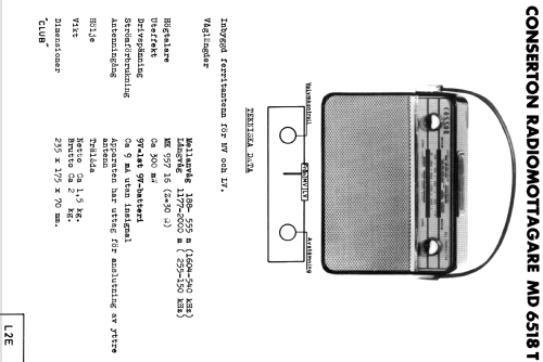 Conserton Cossor MD6518T; Stern & Stern (ID = 1577754) Radio