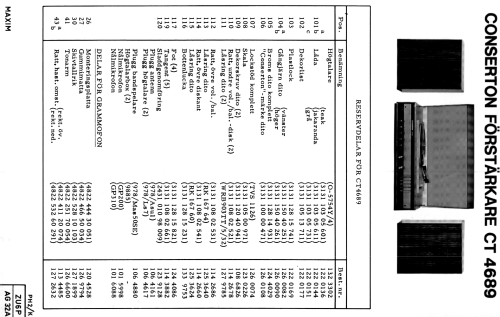 Conserton Förstärkare CT4689; Stern & Stern (ID = 1570576) Radio