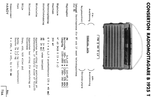 Conserton Handy B1925T; Stern & Stern (ID = 1574458) Radio