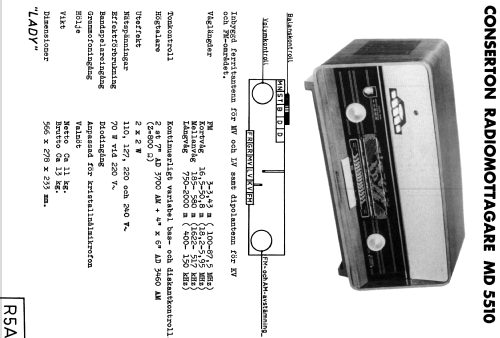 Conserton Lady MD5510; Stern & Stern (ID = 1611219) Radio