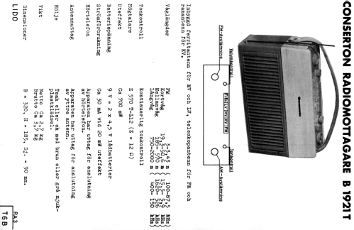 Conserton Lido B1921T; Stern & Stern (ID = 1572560) Radio