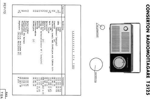 Conserton Pepito T5125; Stern & Stern (ID = 1578422) Radio