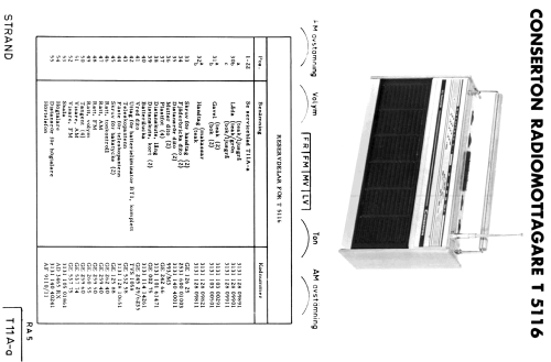 Conserton Strand T5116; Stern & Stern (ID = 1578319) Radio
