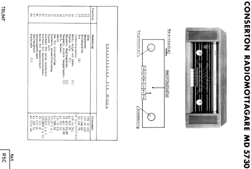 Conserton Trumf Stereo MD5730; Stern & Stern (ID = 1578996) Radio