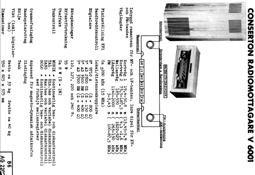 Conserton V6001; Stern & Stern (ID = 1582984) Radio