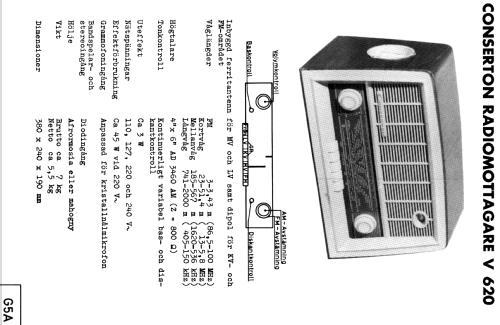 Conserton V620; Stern & Stern (ID = 1579990) Radio