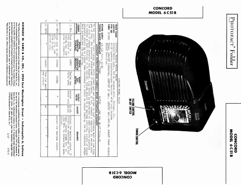 6C51B ; Concord Radio Corp.; (ID = 834878) Radio