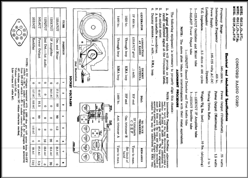 6D51B Ch= 571; Concord Radio Corp.; (ID = 454541) Radio