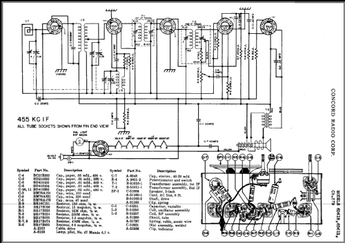 6D61B Ch= 579; Concord Radio Corp.; (ID = 454550) Radio