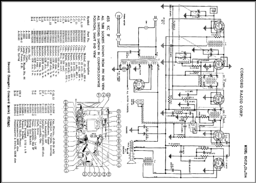 Phono-Radio 6D61P Ch= 554; Concord Radio Corp.; (ID = 454552) Radio