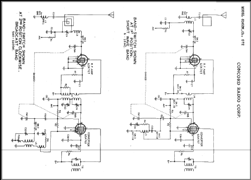 6D62W Ch= 572; Concord Radio Corp.; (ID = 454558) Radio