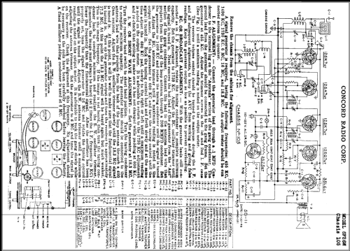 6F26W C= 105; Concord Radio Corp.; (ID = 376024) Radio