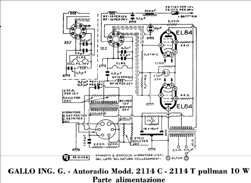 Pullmann 10W 2114-C; Condor Ing. Gallo; (ID = 960065) Car Radio