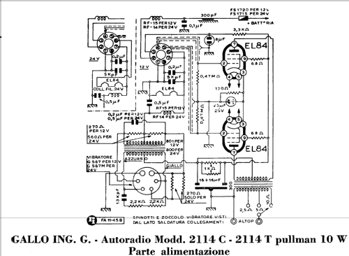 Pullmann 10W 2114-T; Condor Ing. Gallo; (ID = 960657) Car Radio