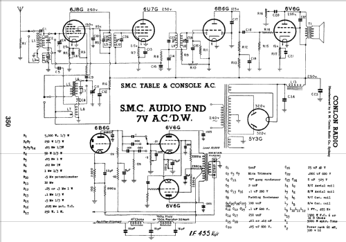 S.M.C. 7V AC/DW ; Conlon, S. M., Radio (ID = 816077) Radio