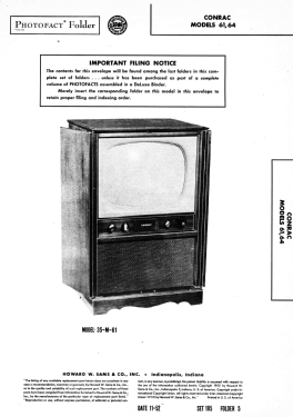 38-B-61; Conrac Inc.; Baldwin (ID = 3104767) Television