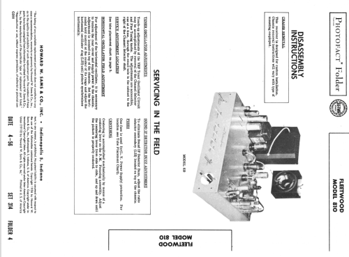 Fleetwood 810; Conrac Inc.; Baldwin (ID = 2172834) Television