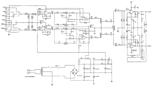 Audio Power Amplifier E-SA9; Renkforce Marke - (ID = 1819113) Verst/Mix