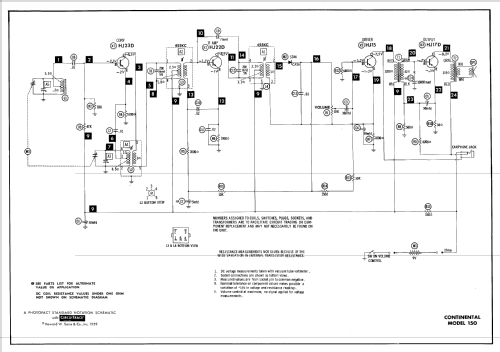 CMC All Transistor 150; Continental (ID = 597073) Radio