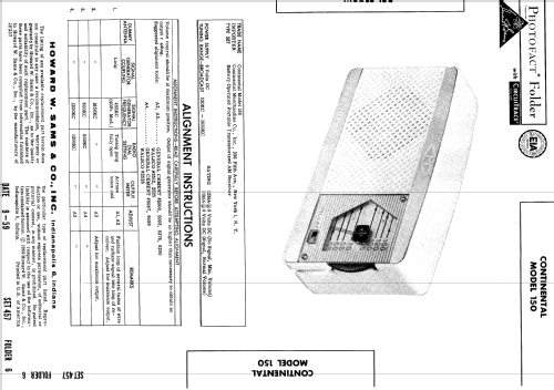 CMC All Transistor 150; Continental (ID = 597076) Radio