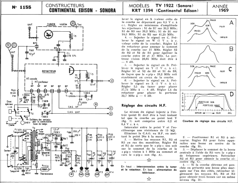 KRT 1394; Continental Edison, (ID = 260823) Télévision