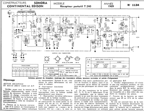 T 240; Continental Edison, (ID = 291447) Radio