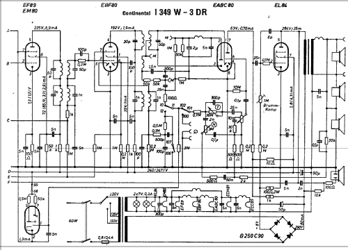 Imperial J 349W-3DR; Continental-Rundfunk (ID = 235936) Radio