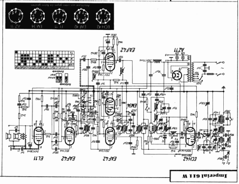 Imperial 611W; Continental-Rundfunk (ID = 15226) Radio