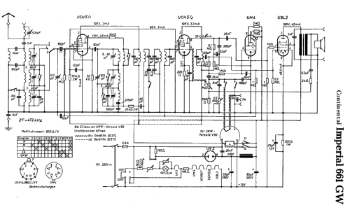 Imperial 661GW; Continental-Rundfunk (ID = 233749) Radio