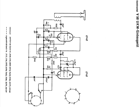 UKW-Einbaugerät V50; Continental-Rundfunk (ID = 525219) Converter