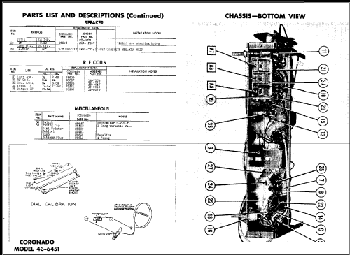 Coronado 43-6451 ; Gamble-Skogmo, Inc.; (ID = 489117) Radio