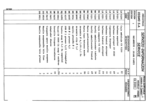 E-6520 ; Cosmo S.A., (ID = 2455350) Reg-Riprod