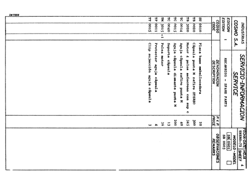 E-6520 ; Cosmo S.A., (ID = 2455357) Reg-Riprod