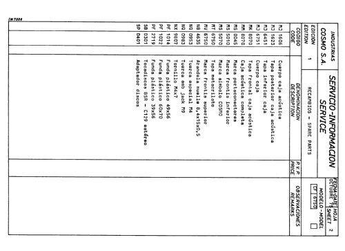 F-6750 ; Cosmo S.A., (ID = 2452553) R-Player