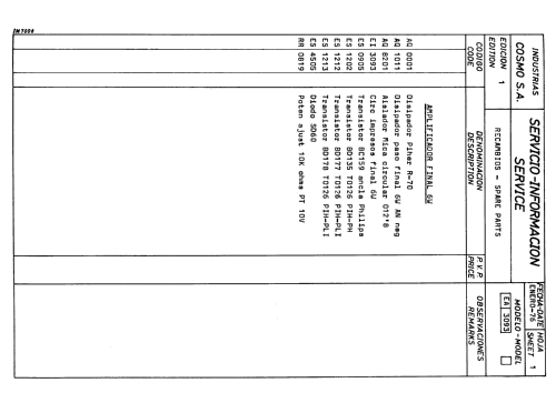 F-6770 ; Cosmo S.A., (ID = 2452475) R-Player